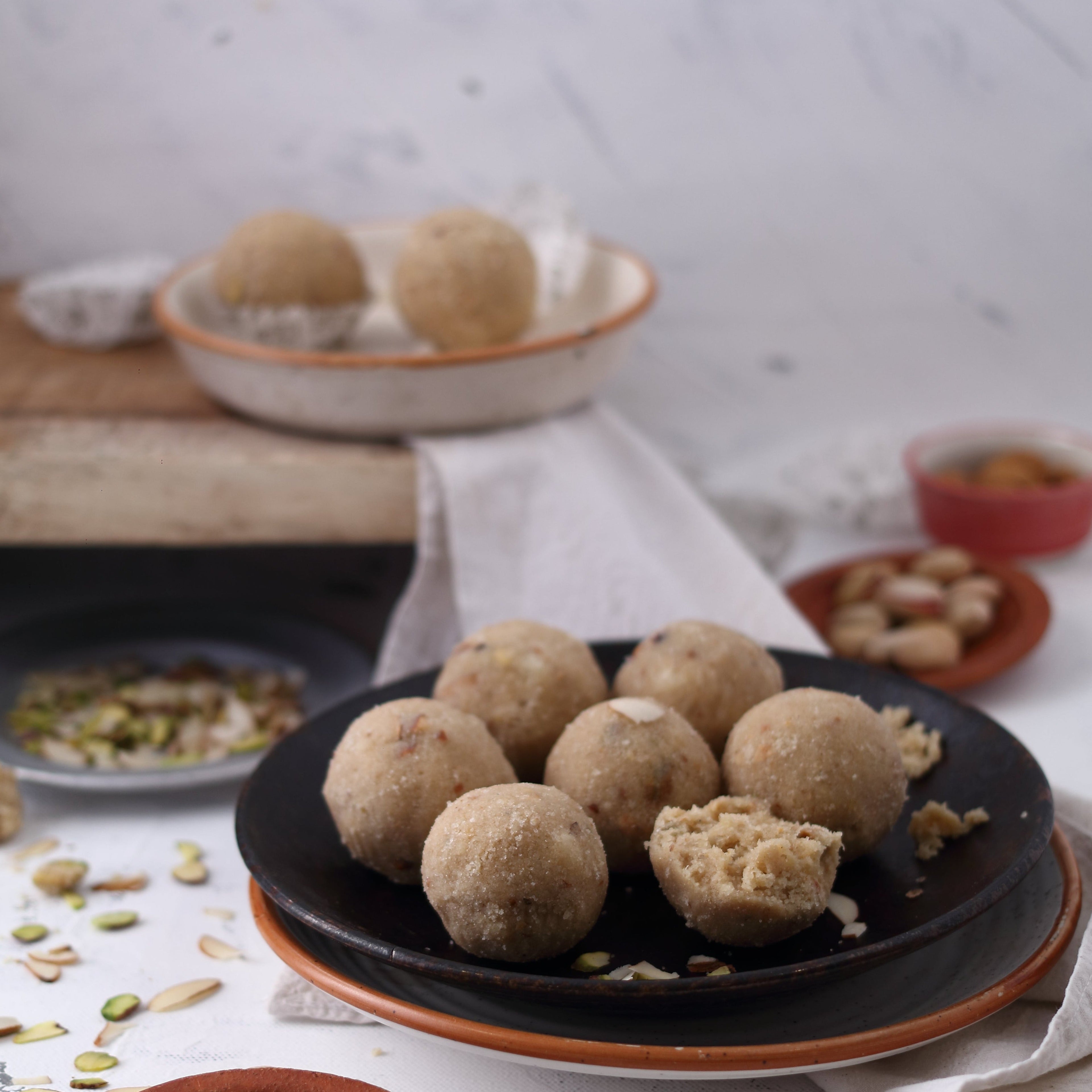 Almond House Gound Laddu