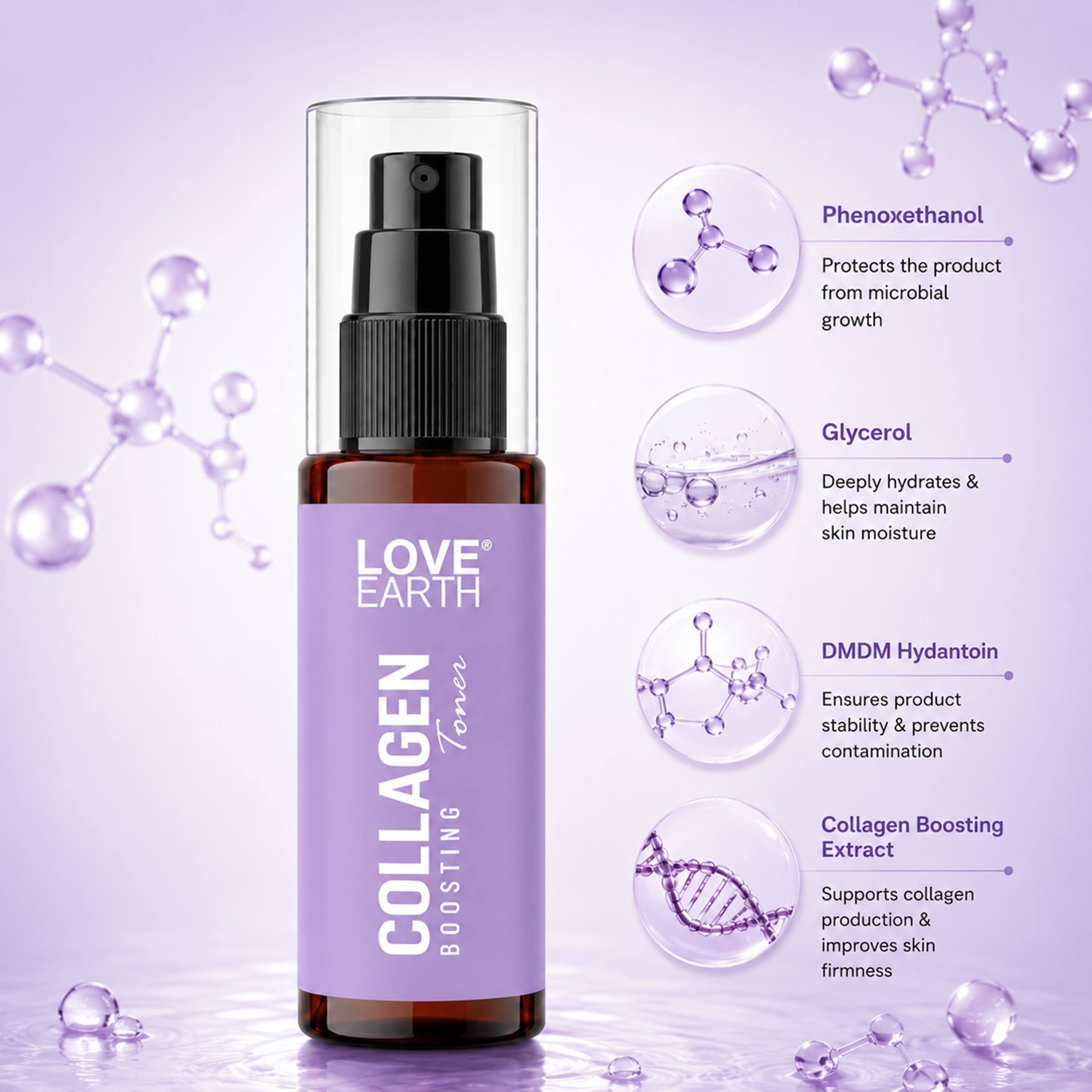 Love Earth Collagen Boosting Toner