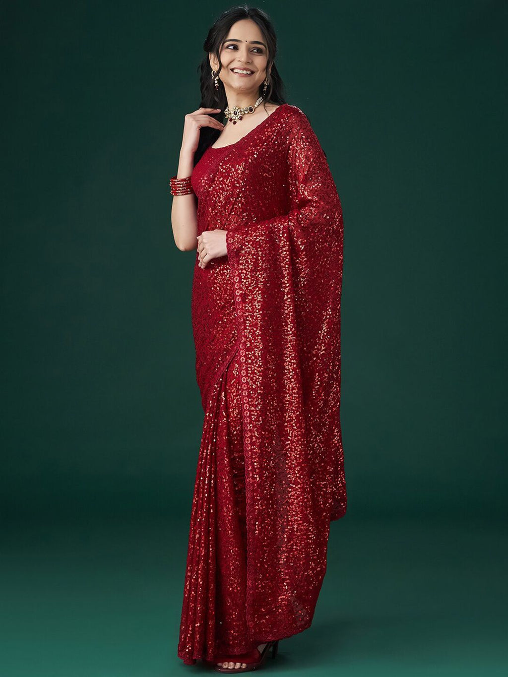 kasee Embellished Sequinned Saree