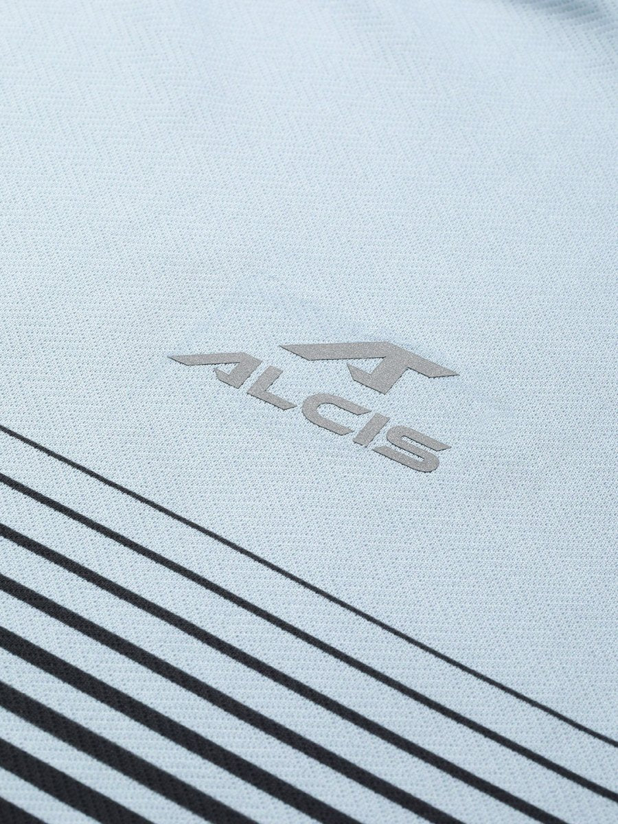 Alcis Men Striped Dry Tech Slim Fit T-shirt