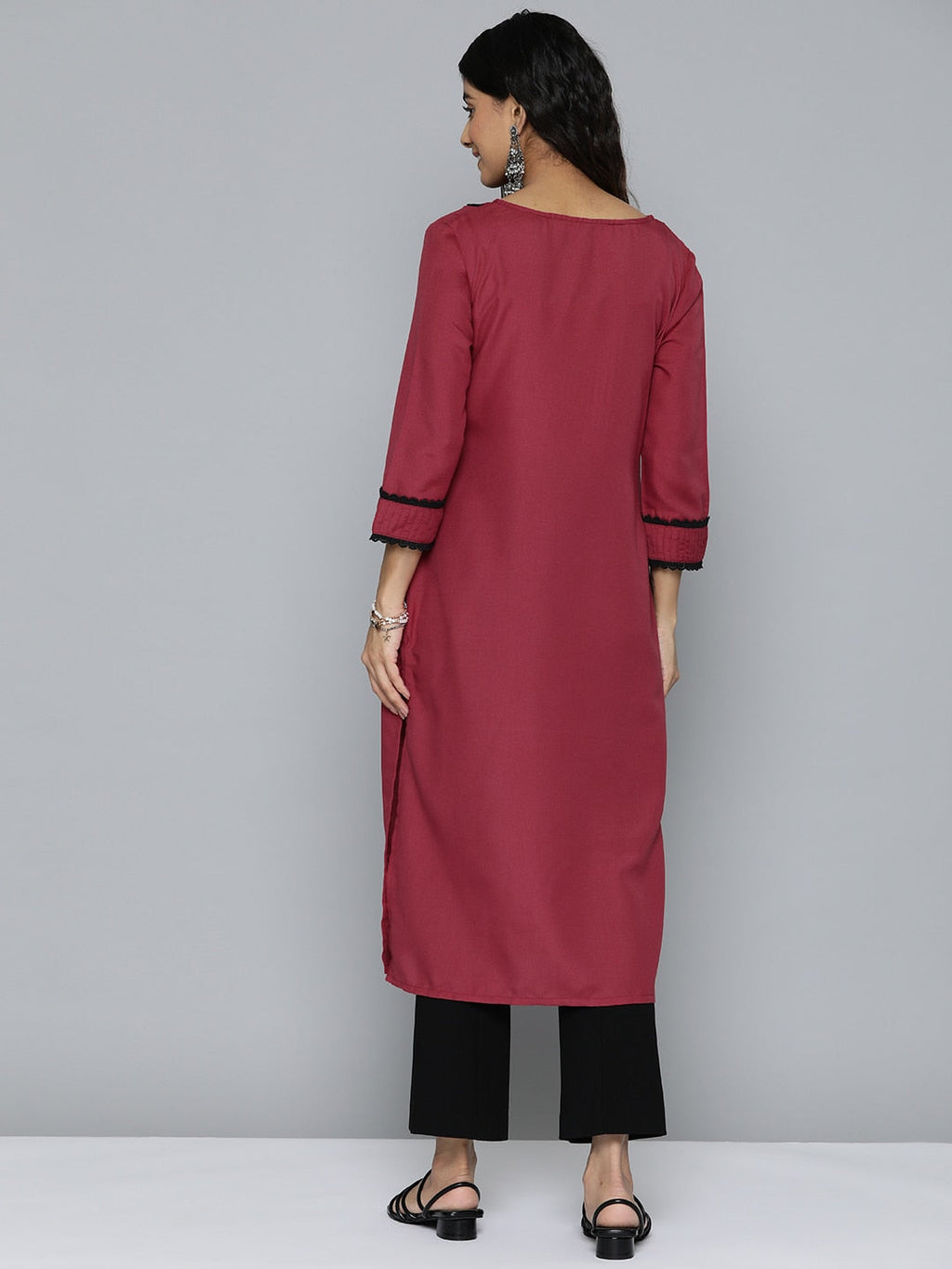 HERE&NOW Women Yoke Design Kurta