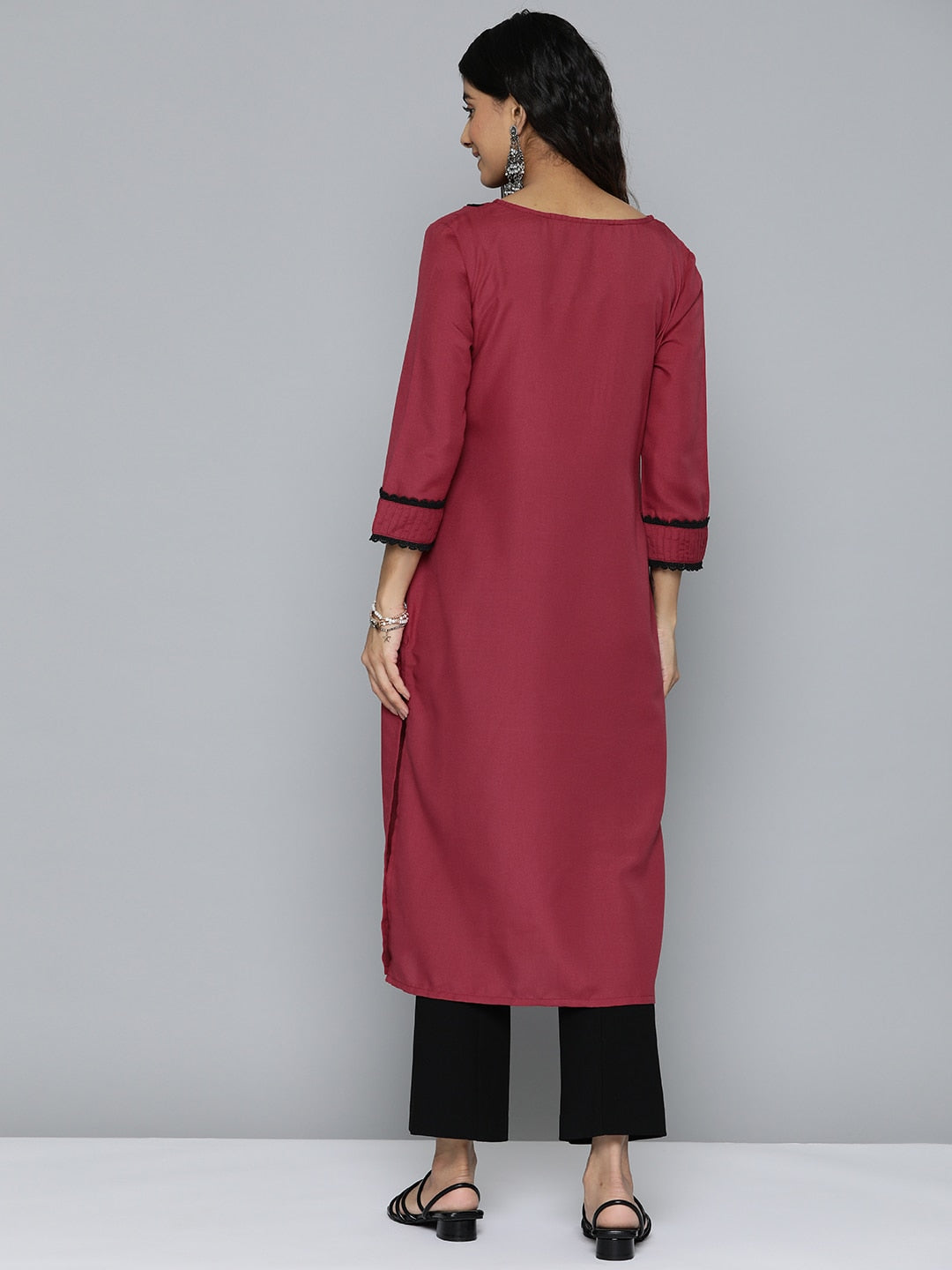 HERE&NOW Women Yoke Design Kurta