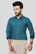 Jonesburg Men's Printed Slim Fit Formal Shirt