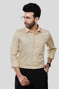 Jonesburg Men's Solid Slim Fit Formal Shirt