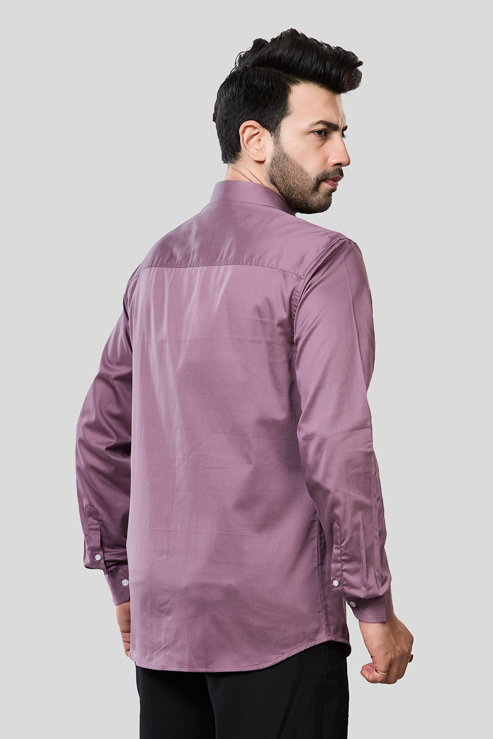Jonesburg Men's Solid Slim Fit Formal Shirt