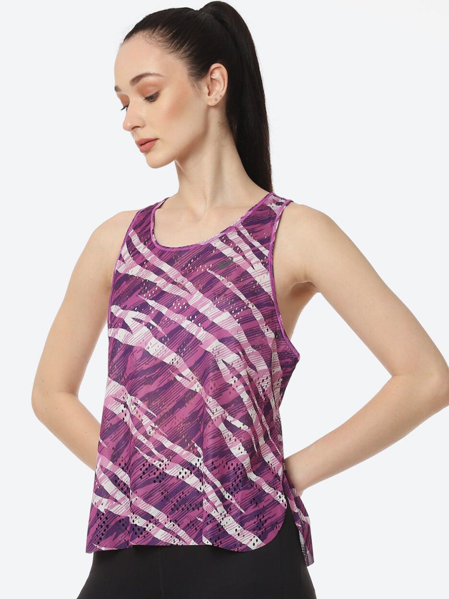 ASICS M Actibreeze Jacquard SS Off Ventilate Actibreeze Aop Printed T-shirt