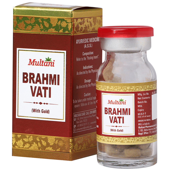 Multani Brahmi Vati With Gold