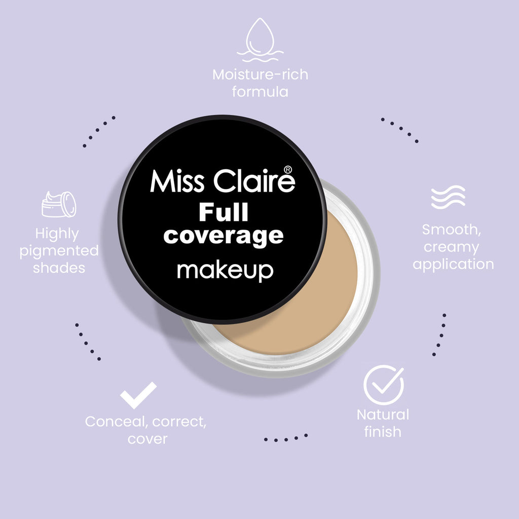 Miss Claire Full Coverage Makeup + Concealer - 17