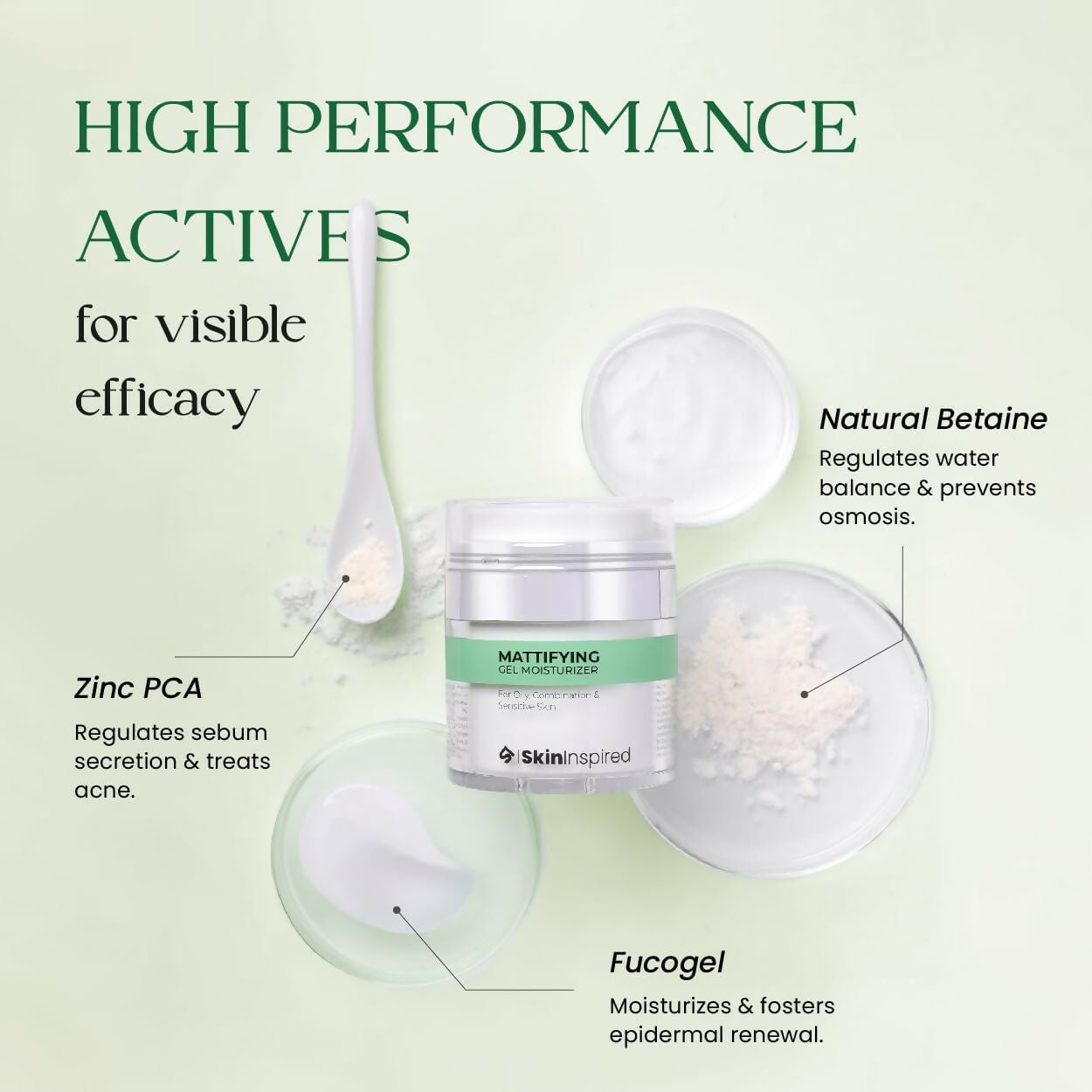 SkinInspired Mattifying Gel Face Moisturizer