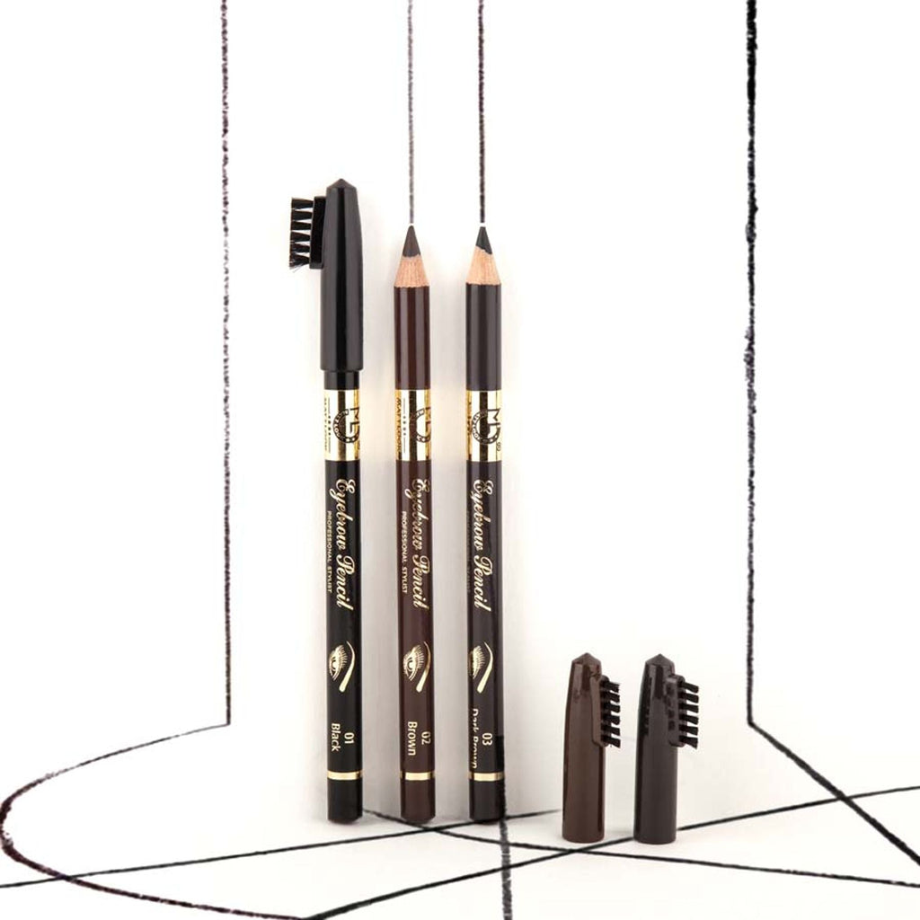 Matt Look Long Lasting Formula Professional Stylist Eyebrow Pencil - Dark Brown