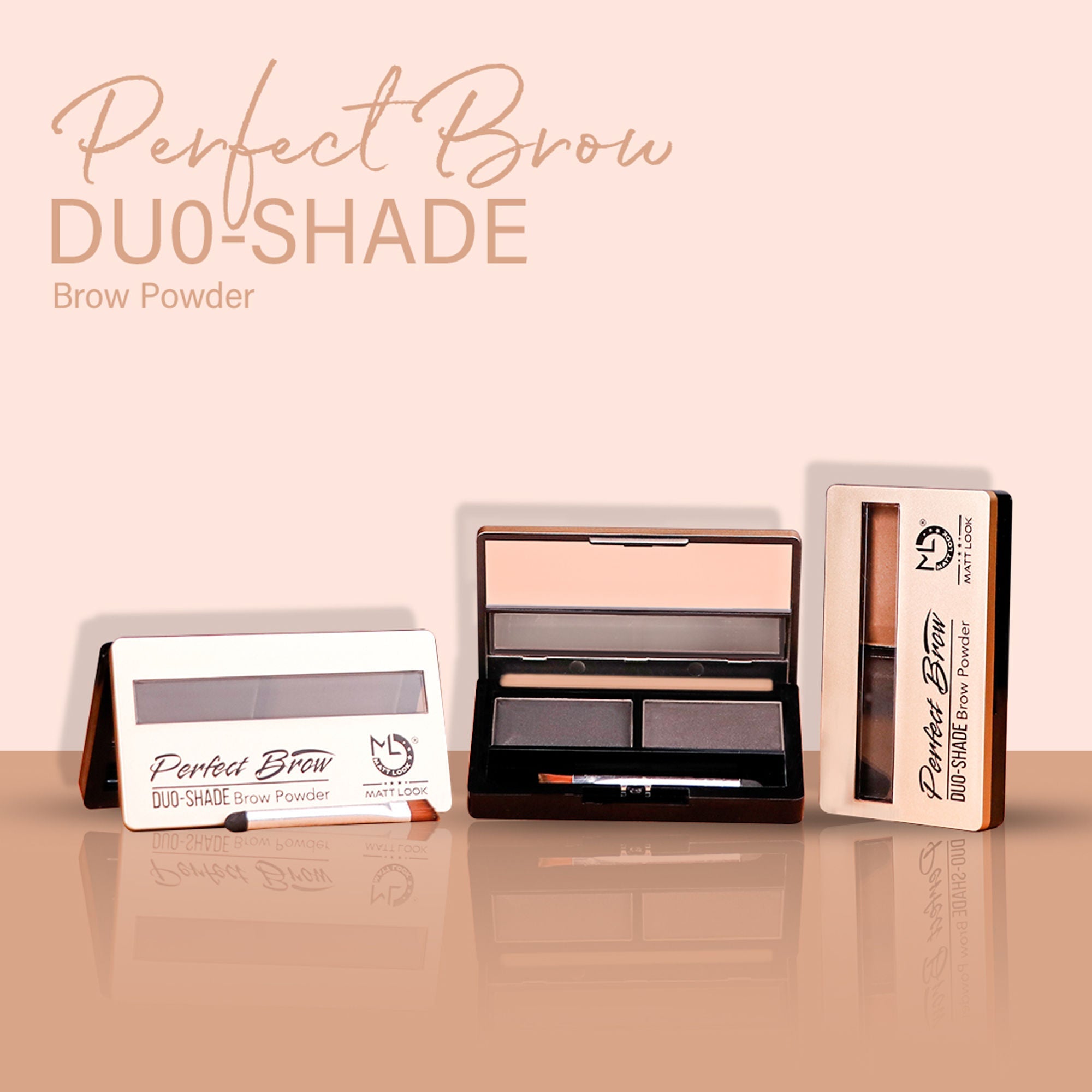 Matt Look Perfect Brow Duo-shade Brow Powder - 04