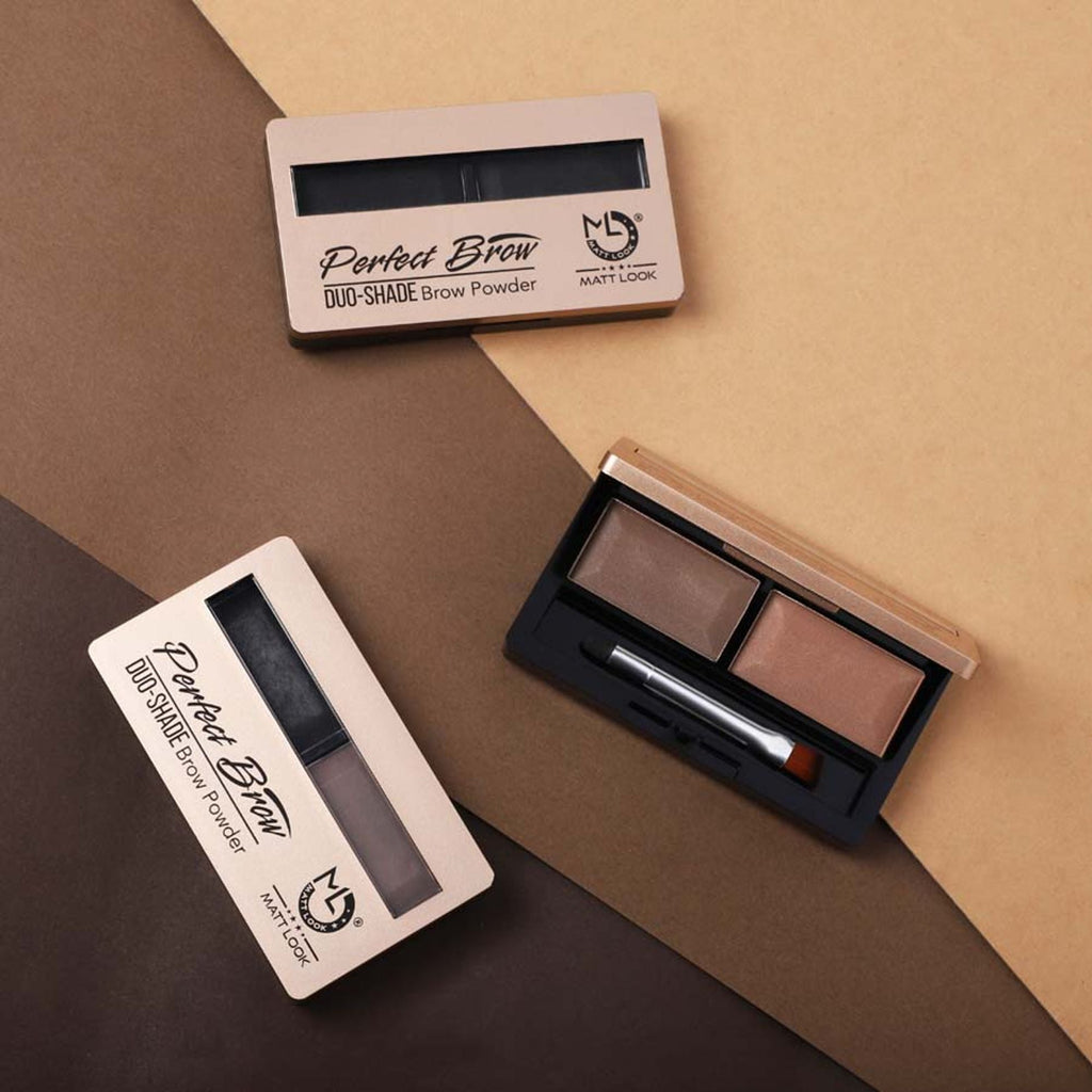 Matt Look Perfect Brow Duo-shade Brow Powder - 04