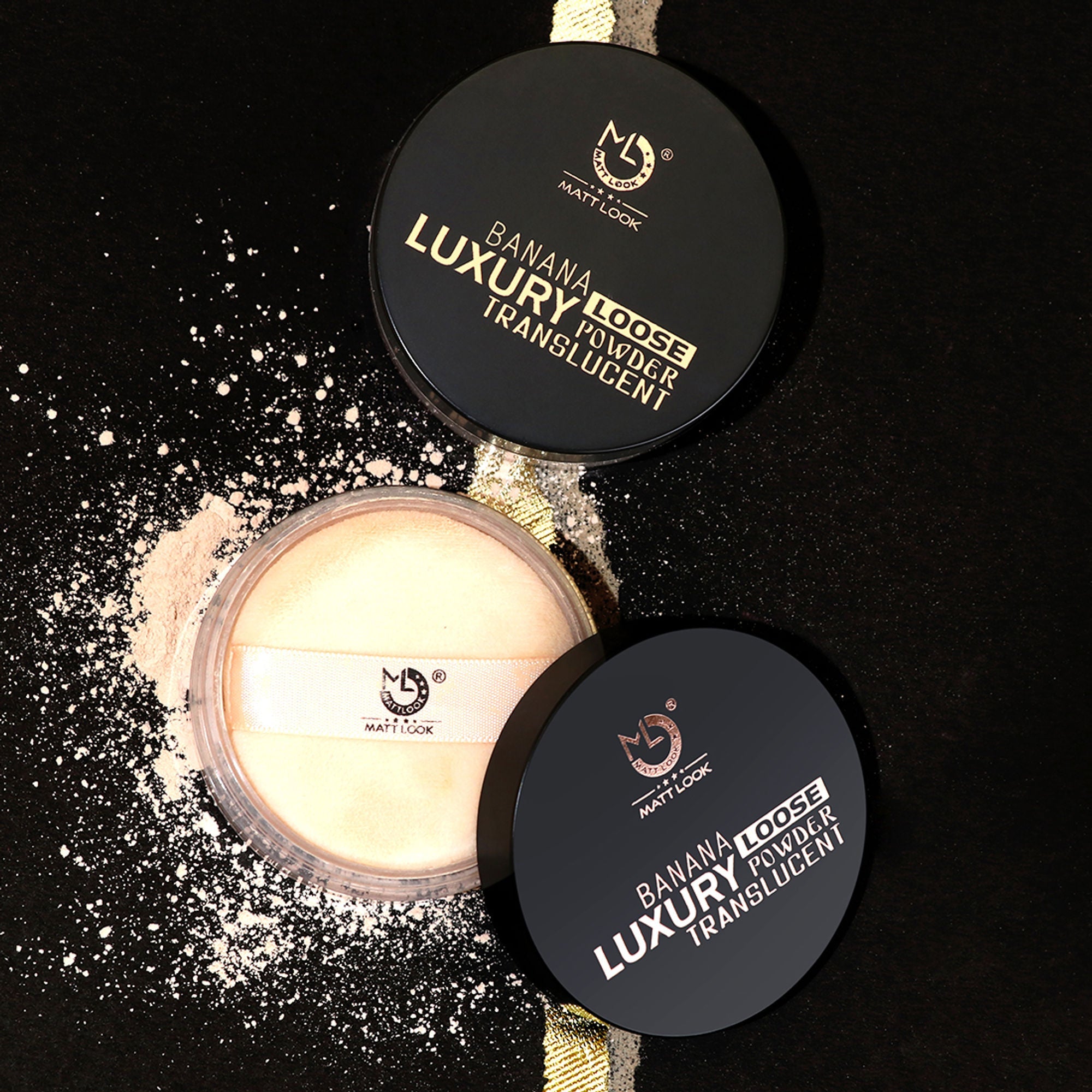 Matt Look Face Makeup Banana Luxury Loose Powder Translucent - Light