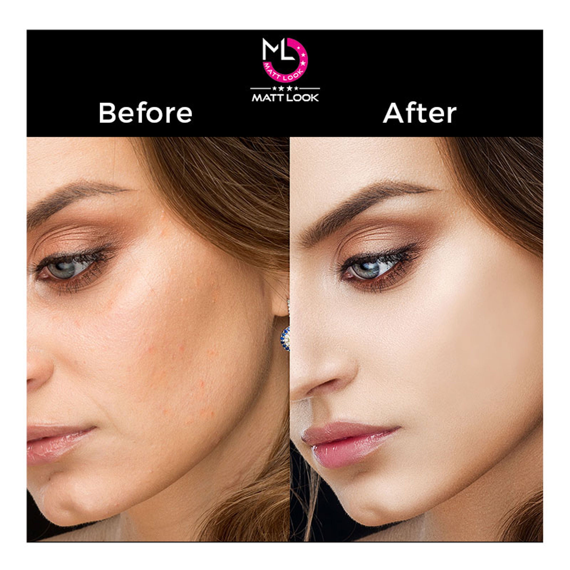 Matt Look Face Makeup Banana Luxury Loose Powder Translucent - Natural