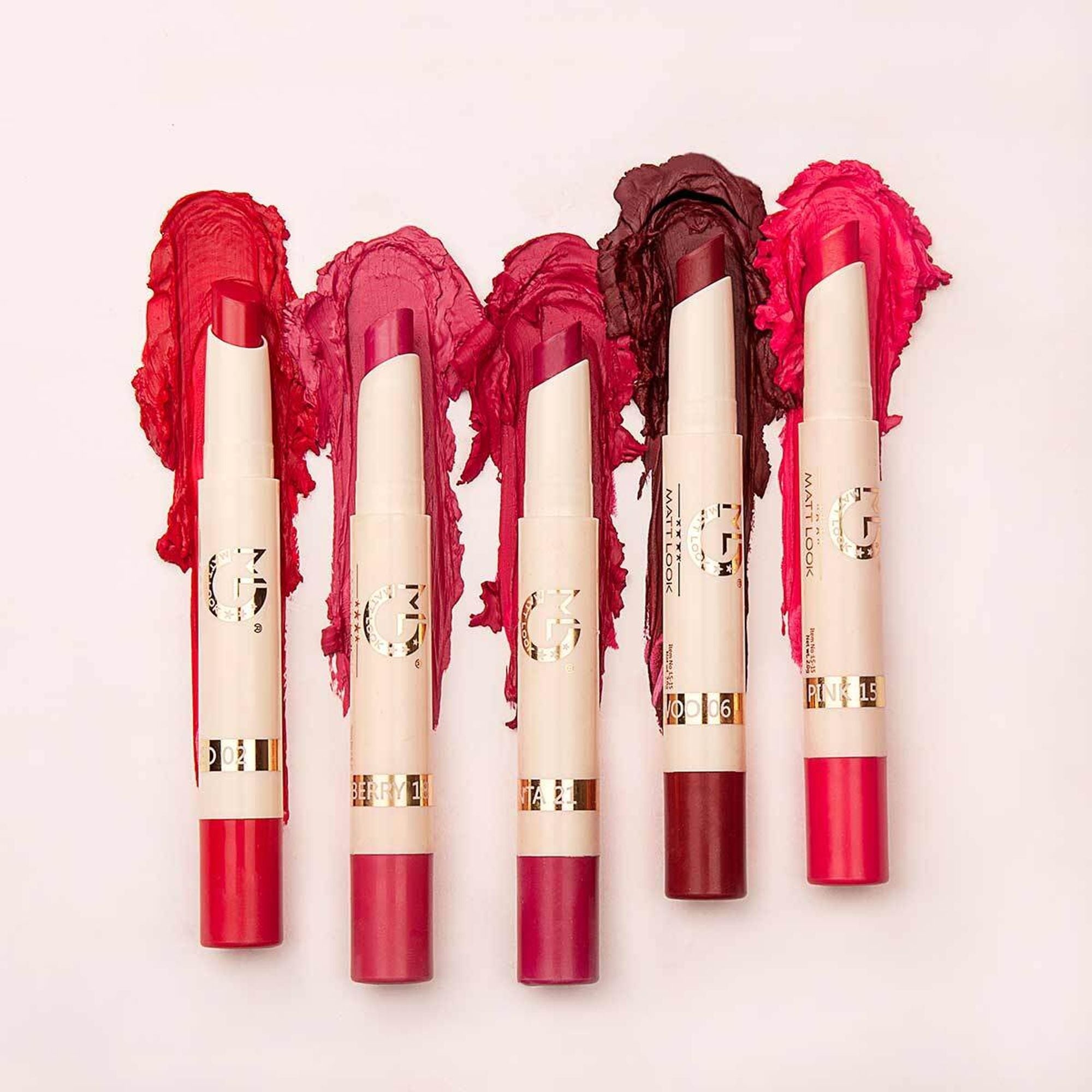 Matt Look Velvet Smooth Non Transfer Lipstick - Rust
