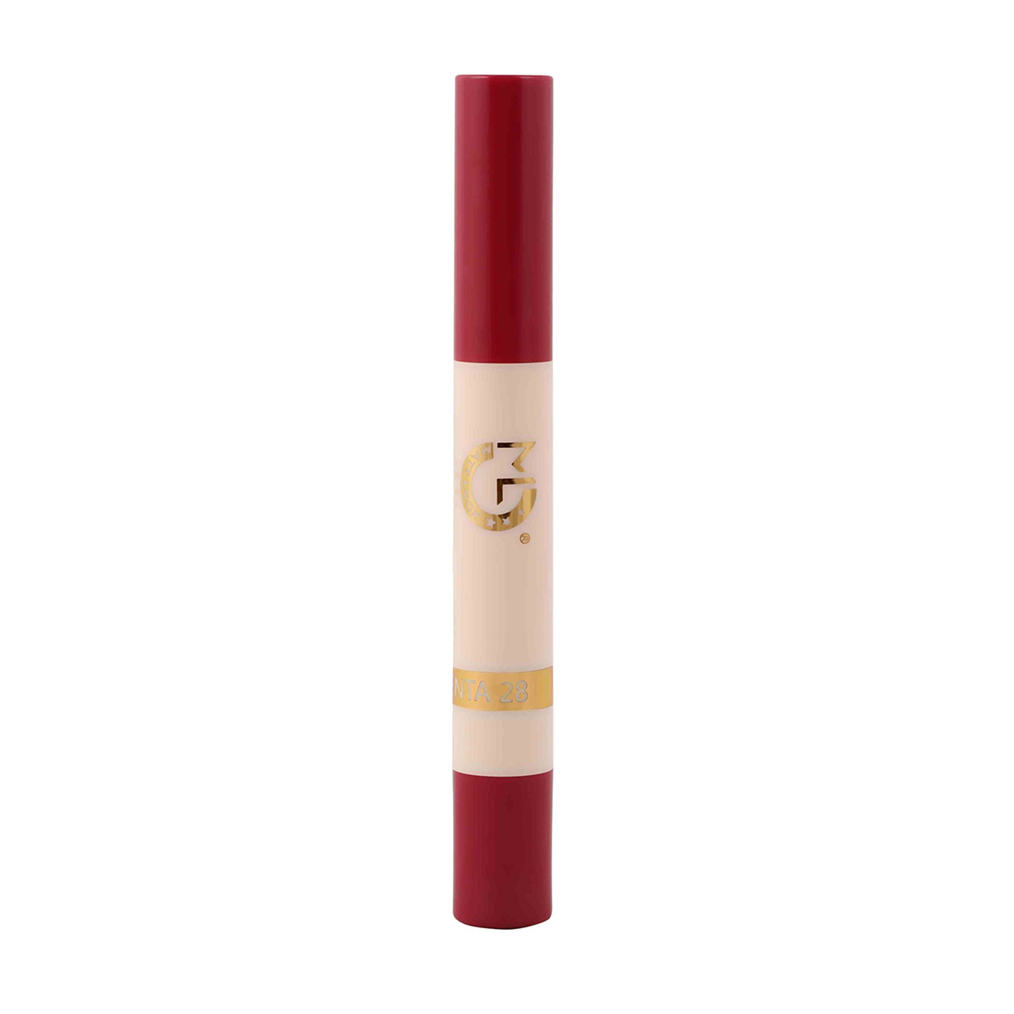 Matt Look Velvet Smooth Non Transfer Lipstick - Hot Magenta