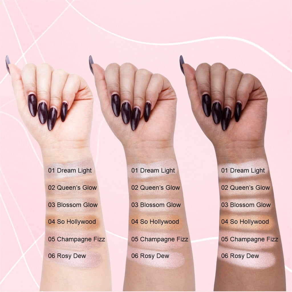 Matt Look Heart Of Mine Baked Highlighter - 05 Champagne Fizz