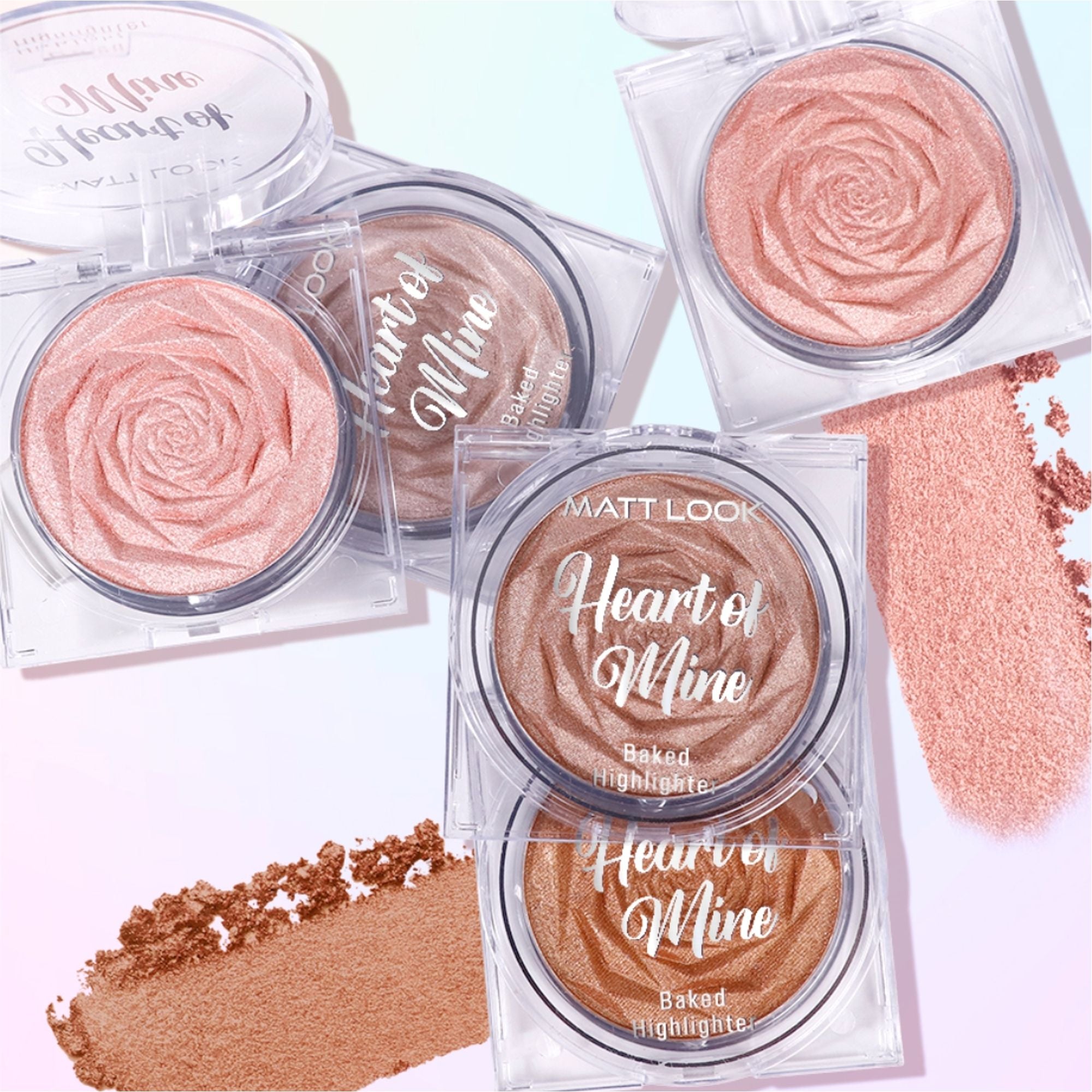 Matt Look Heart Of Mine Baked Highlighter - 05 Champagne Fizz