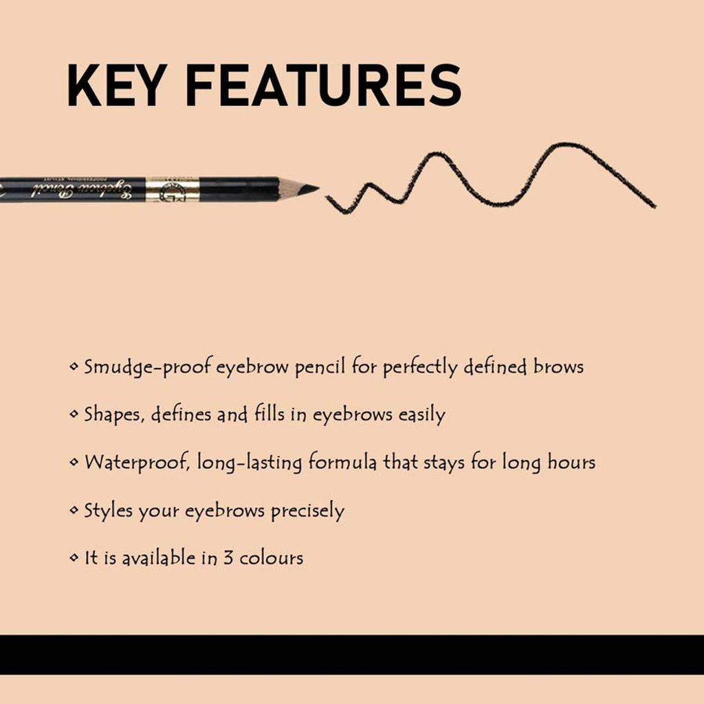 Matt Look Long Lasting Formula Professional Stylist Eyebrow Pencil - 04 Coco Brown