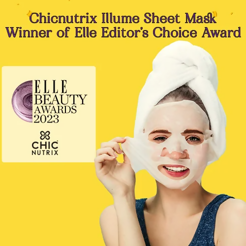 Chicnutrix Korean Clear Skin Routine Combo - Super C + Illume Sheet Mask