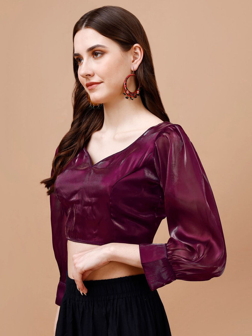 Tikhi Imli Sweetheart Neck Saree Blouse