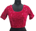 Vamika Rani Velvet Sequence Blouse