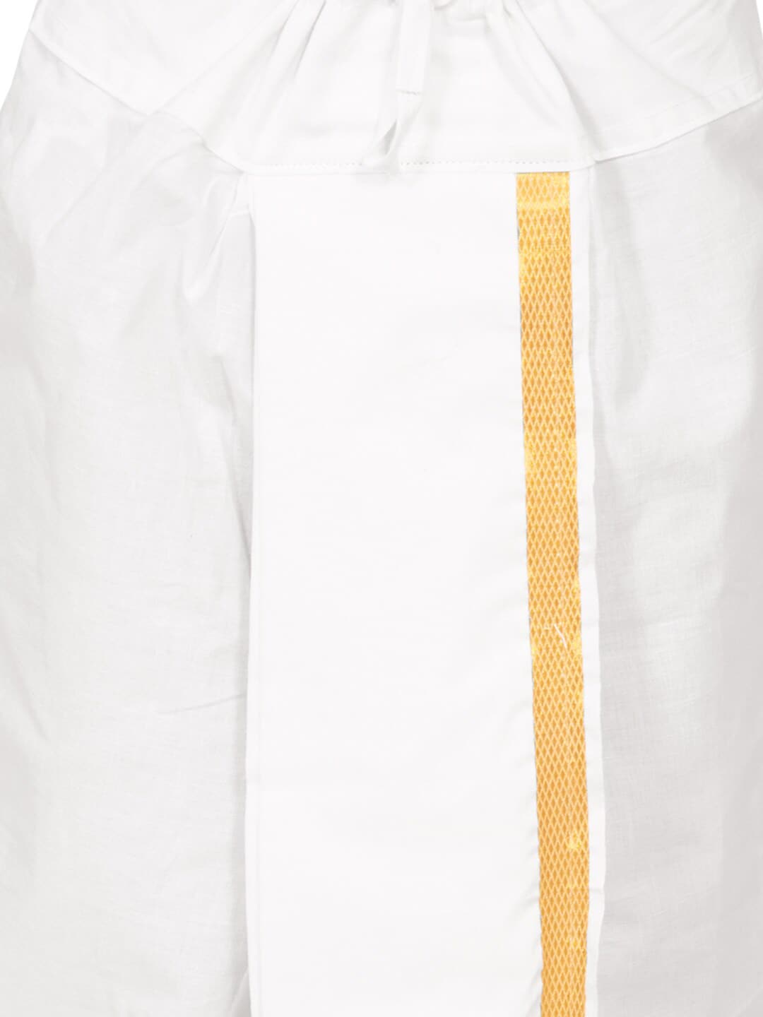 Sethukrishna Boys Cream & White Coloured Kurta with Dhoti Pants