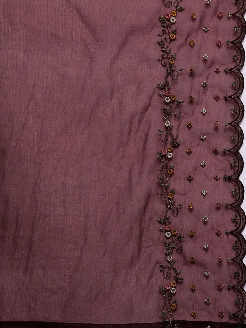 Indo Era Women Floral Embroidered Regular Sequinned Kurta with Trousers & With Dupatta