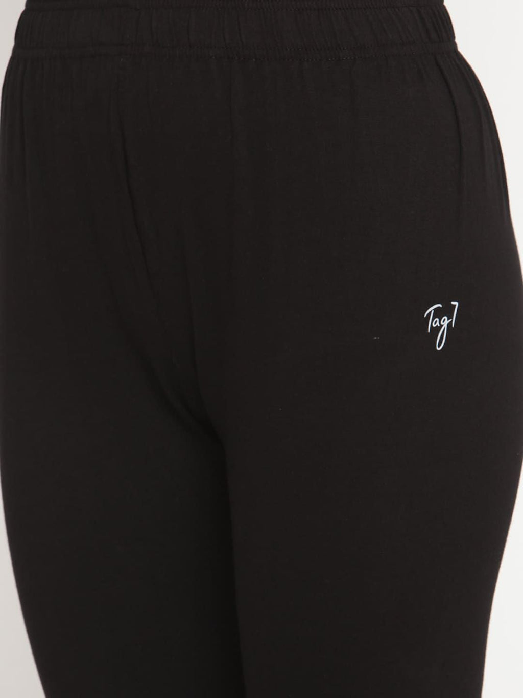 TAG 7 Women Pack Of 2 Solid Ankle-Length Leggings