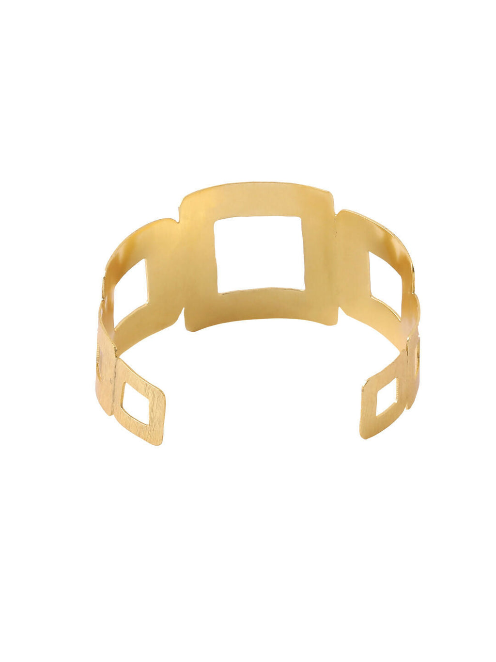 NVR Women Gold-Polished Adjustable Kada Bracelet