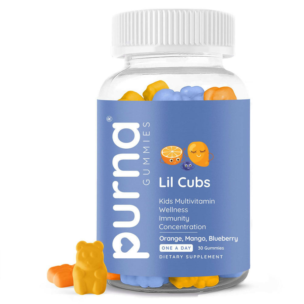Purna Gummies Kids Multivitamin Gummies for Growth, Immunity and Health