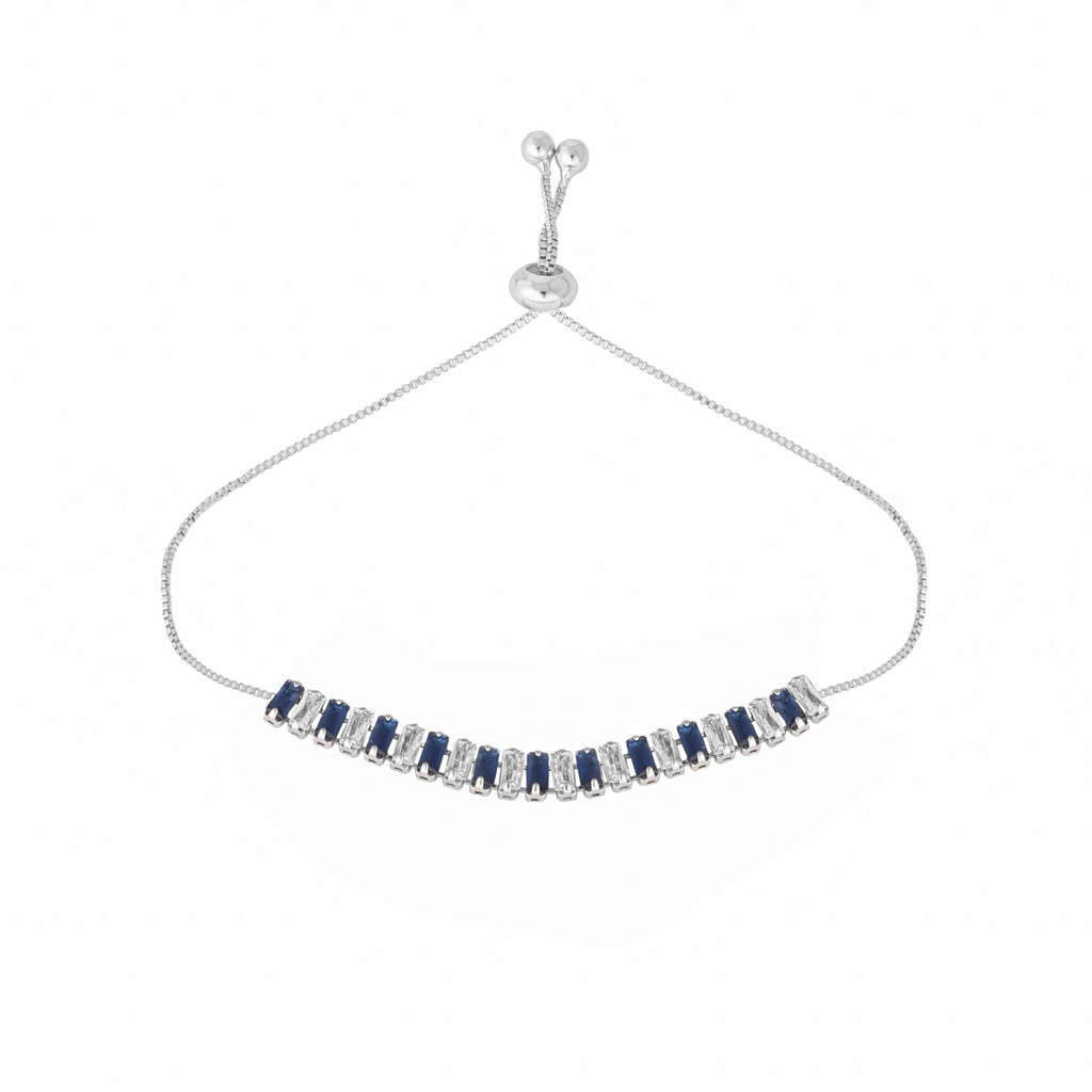 Nuyug Blue Emerald Radiance Anti Tarnish Bracelet