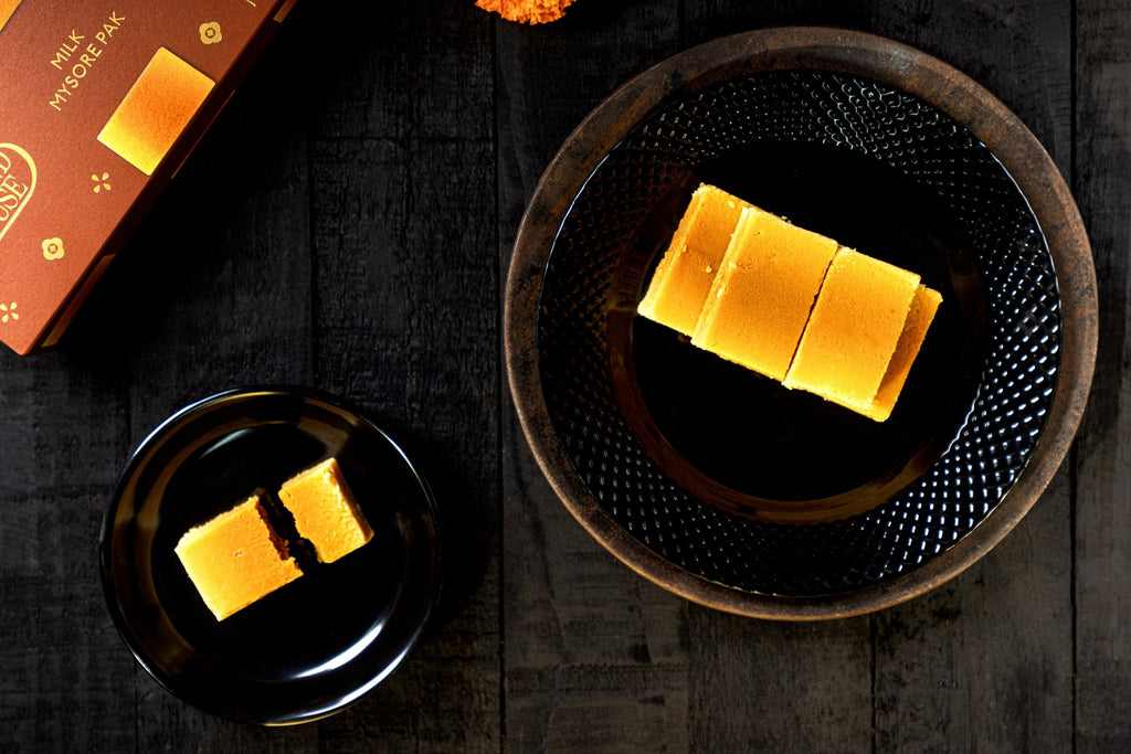 Almond House Milk Mysore Pak (MAP)