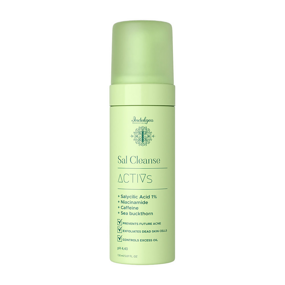 Indulgeo Essentials Sal Cleanse - Salicylic Acid Foaming Face Wash