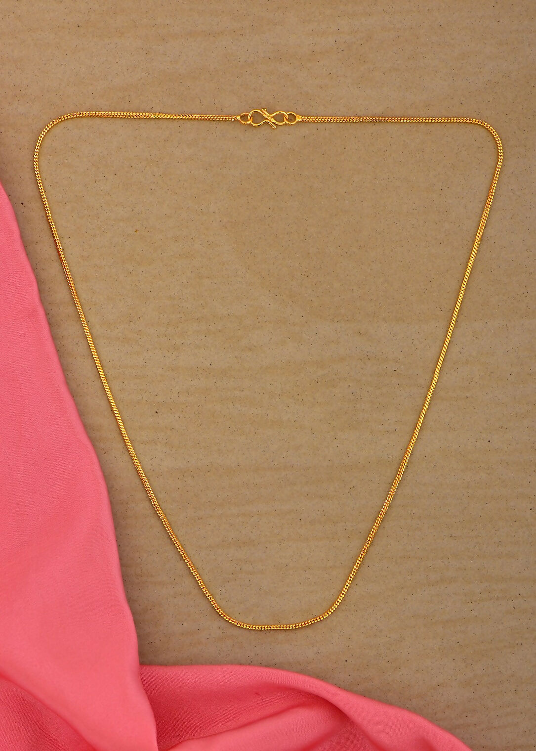 Joban Fashion Women Brass Golden Neck-Chain