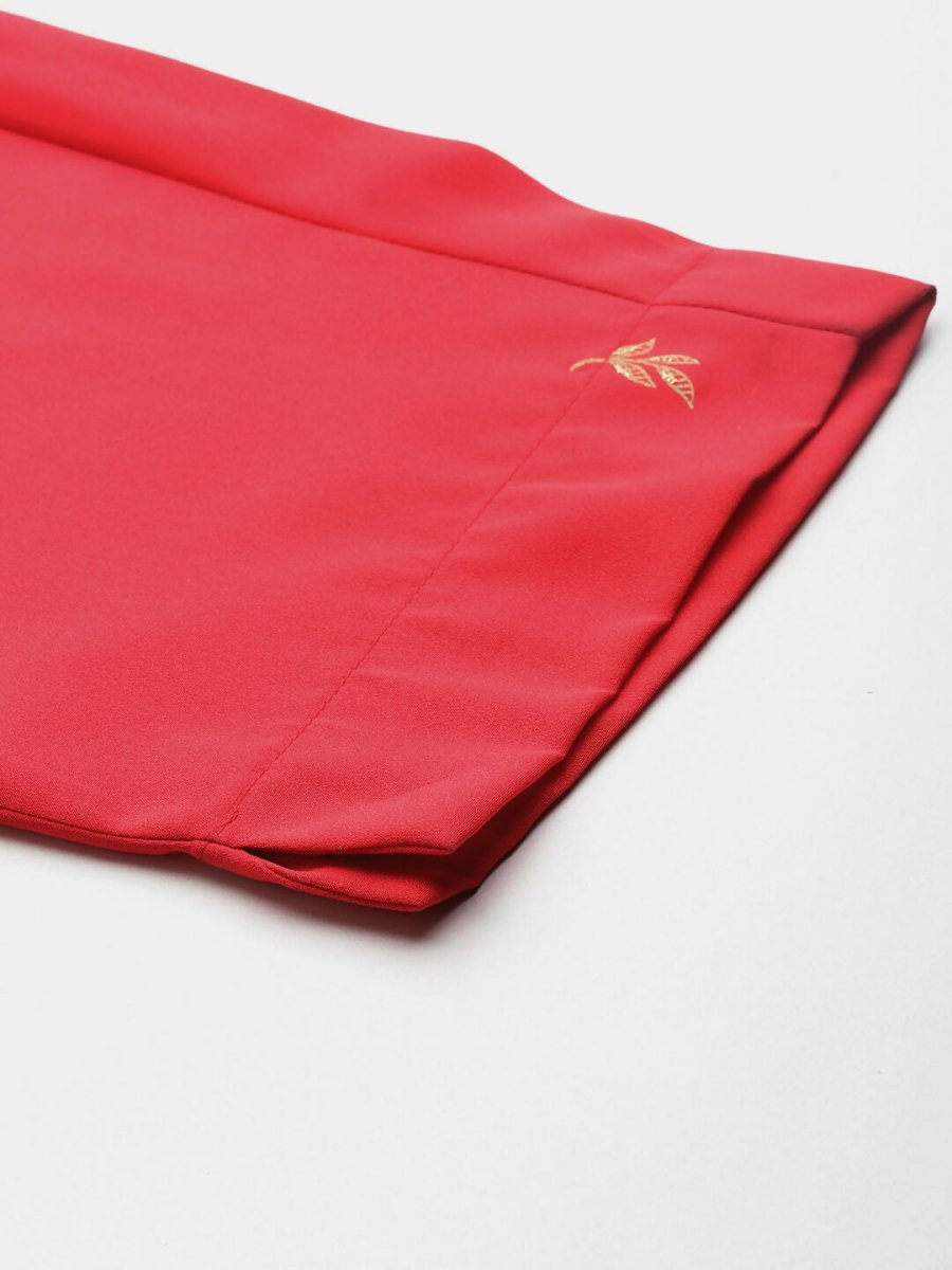 Ahalyaa Women's Traditional Wear Co-ods - Red