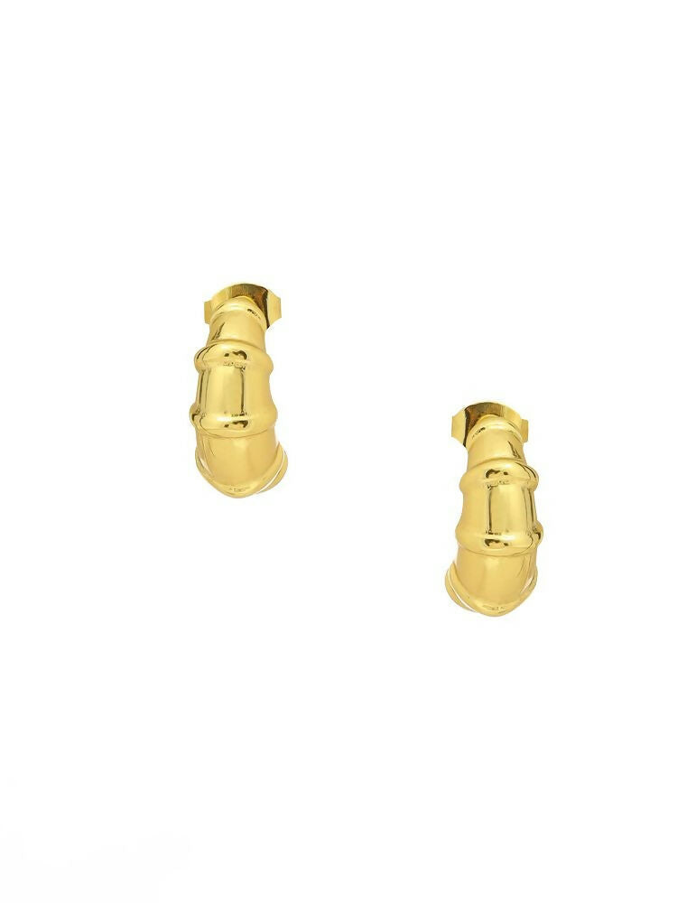 Half Moon Studs - Ruby Raang