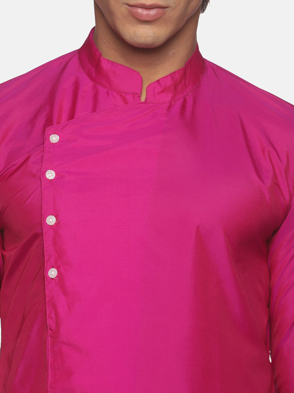 Sethukrishna Men Rose Kurta with Pyjamas