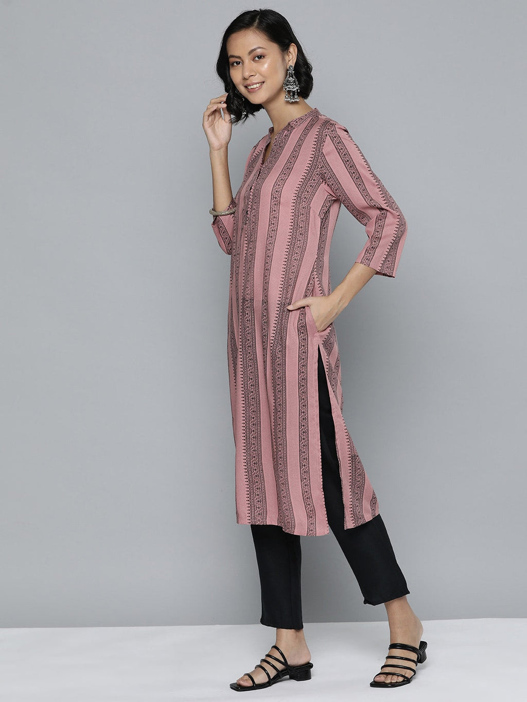 HERE&NOW Women Ethnic Motifs Printed Kurta