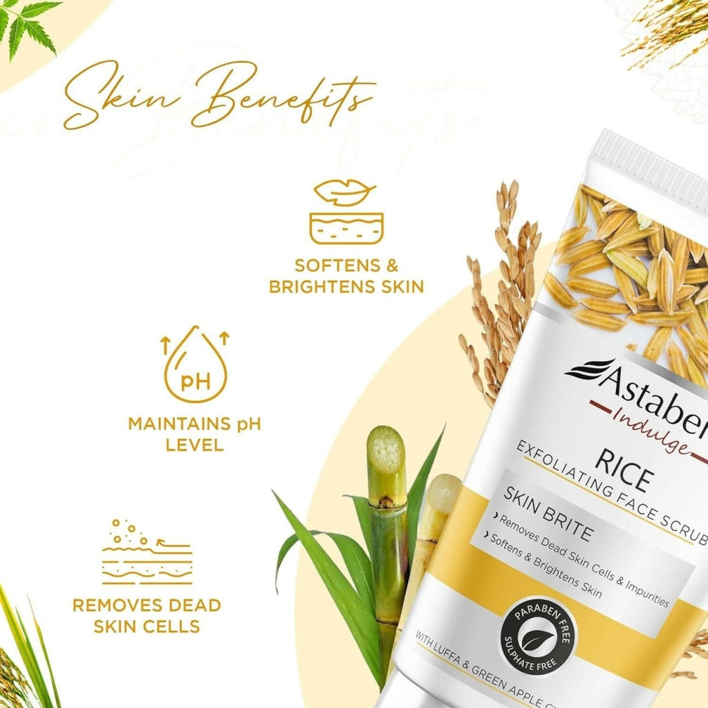 Astaberry Indulge Rice Exfoliating Face Scrub