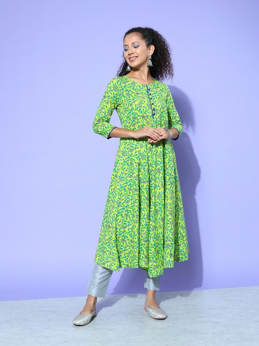 All About You Women Floral Printed Kurta