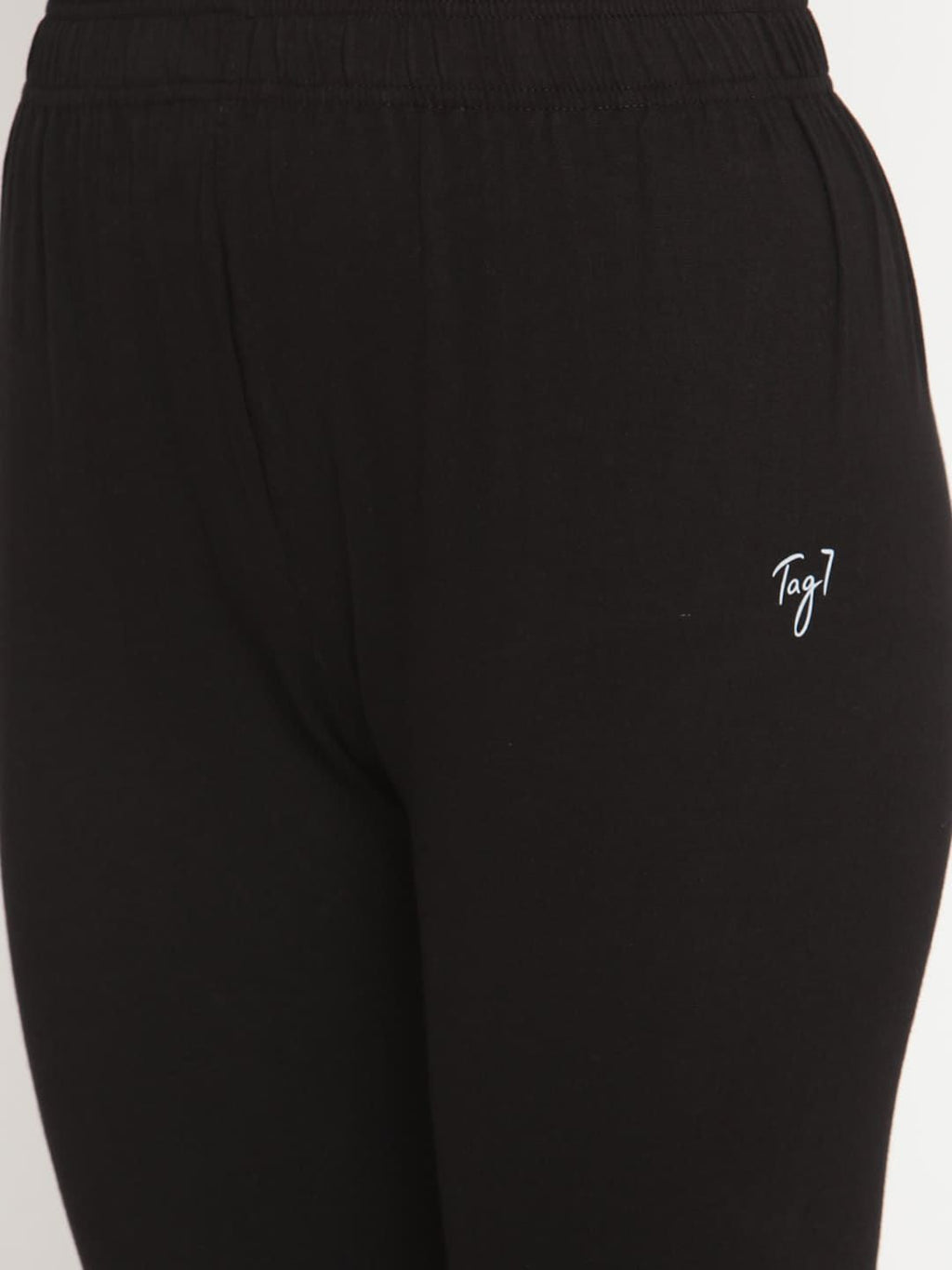TAG 7 Women Pack Of 2 Solid Ankle-Length Leggings