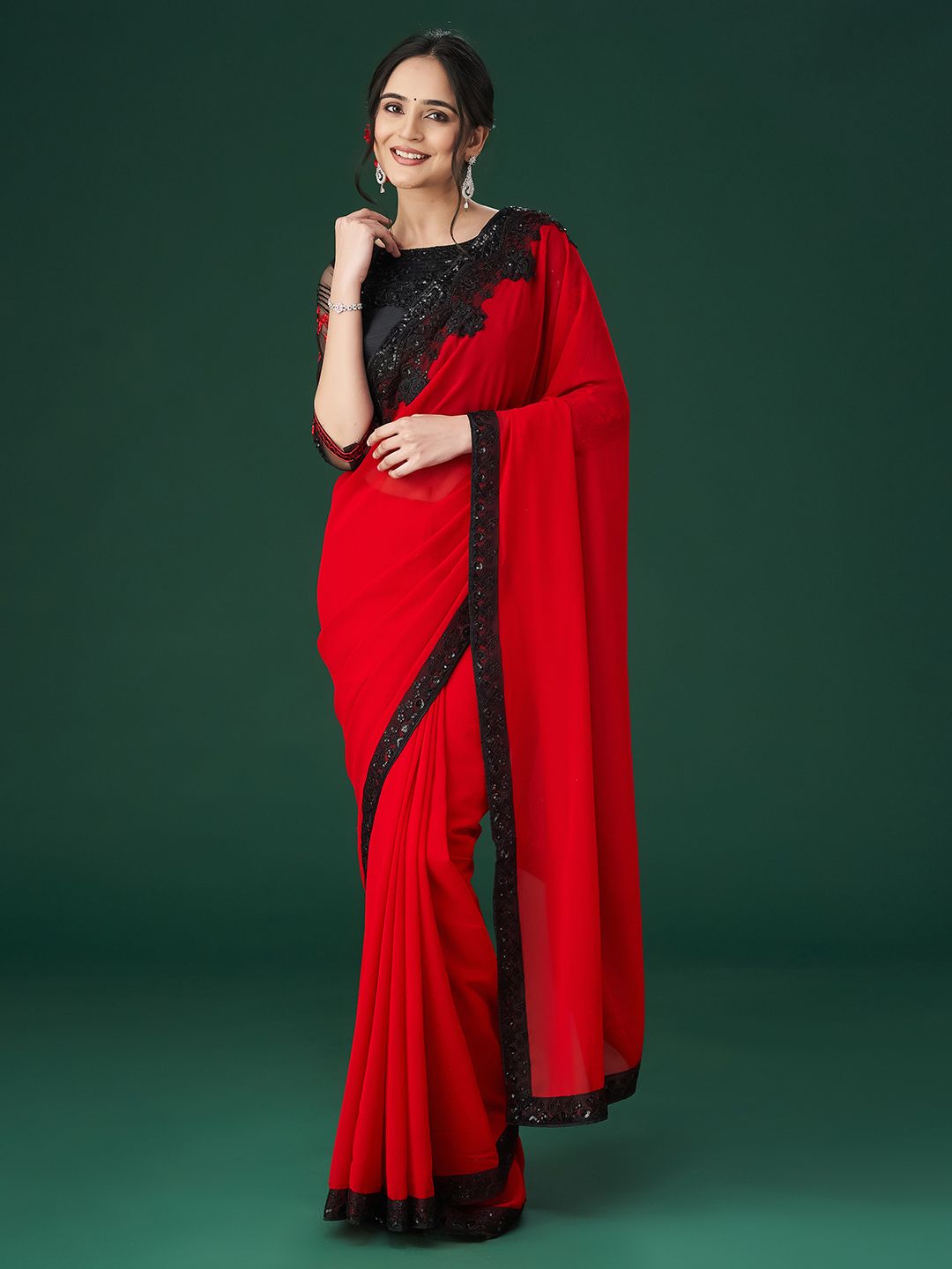 kasee Embroidered Sequinned Sarees