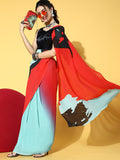 Saree Mall Blue Saree For Women