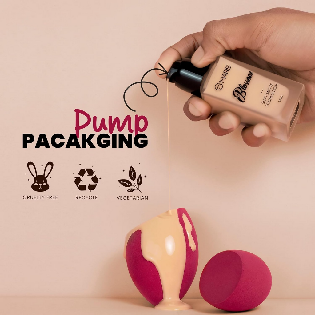 MARS Cosmetics Blossom Soft Matte Full Coverage Foundation - 03 Warm Nude