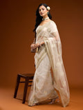 kasee Floral Embroidered Net Saree