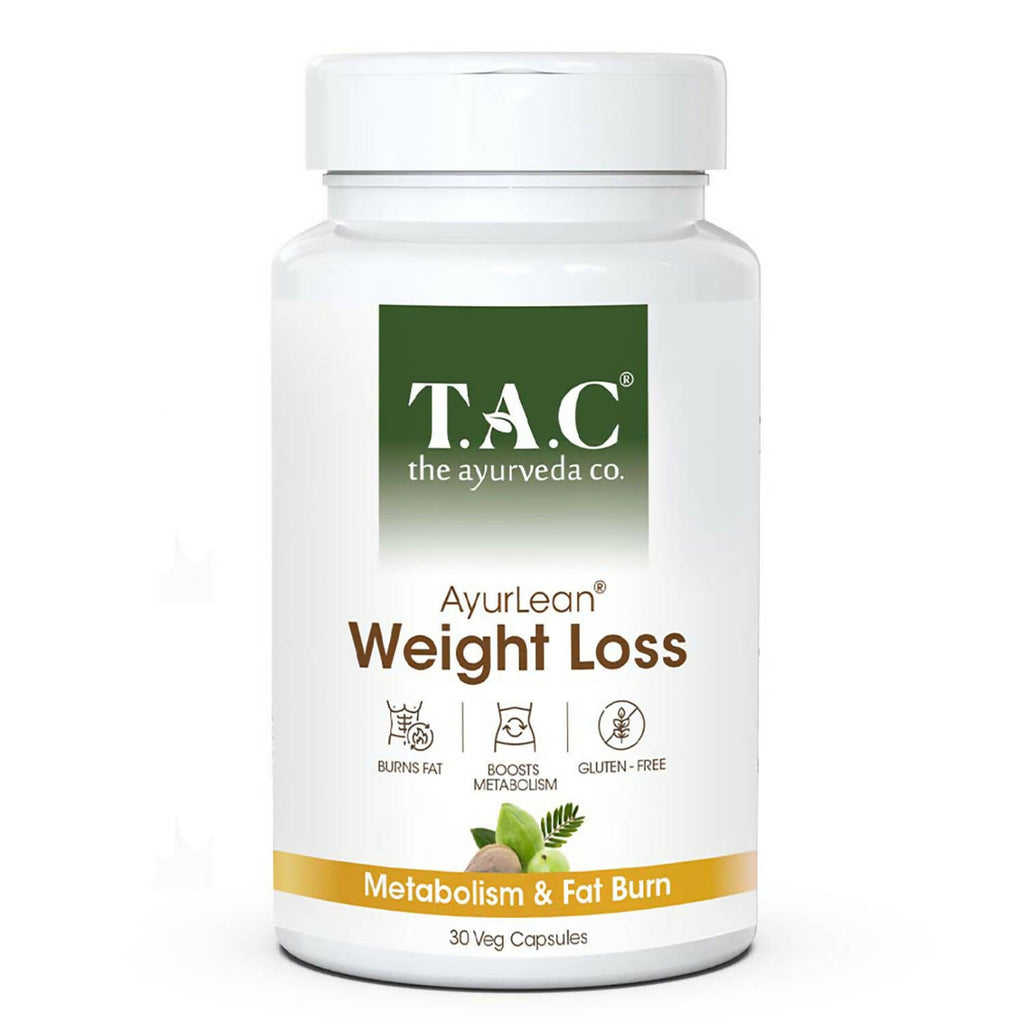 TAC - The Ayurveda Co. AyurLean Weight Loss Veg Capsules