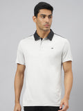 Alcis Men Train-Tech Anti-Static Slim-Fit Training Polo T-Shirt