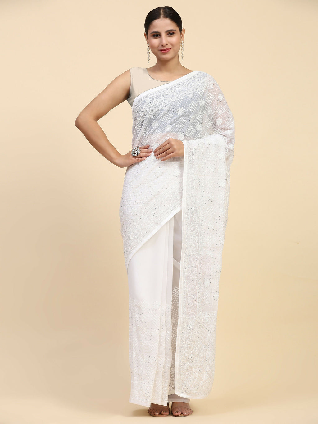 Vamsee Hemangi Georgette Saree