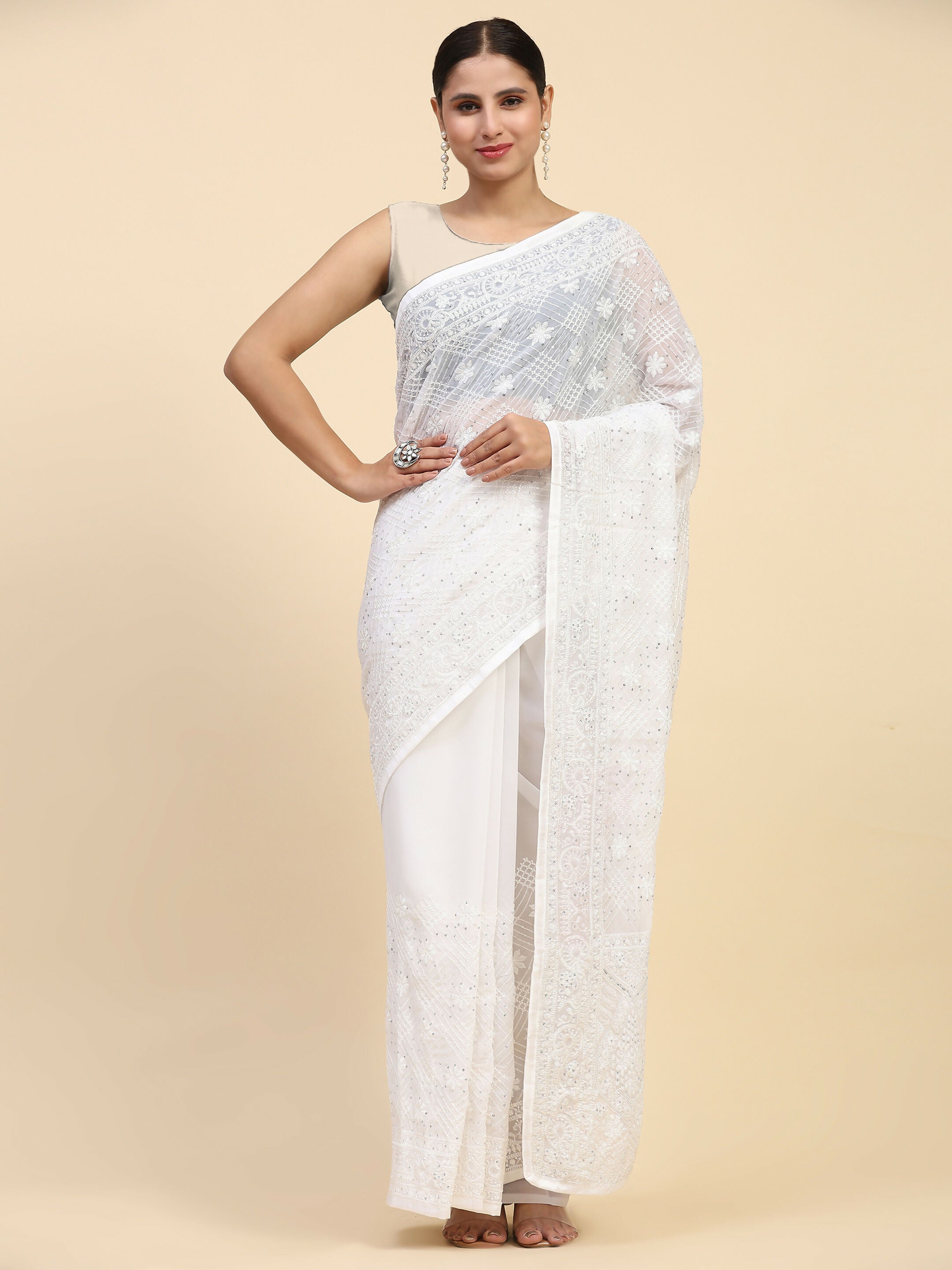 Vamsee Hemangi Georgette Saree
